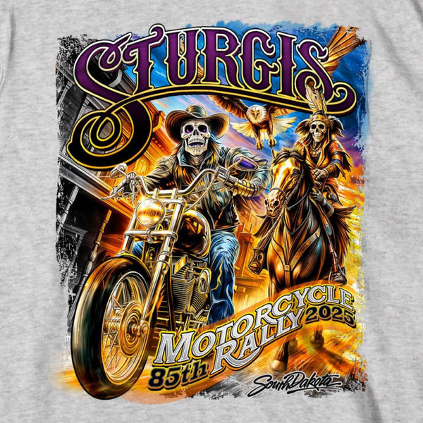 2025 Sturgis Motorcycle Rally #1 Ghost Rider Ash Men's T-Shirt