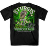 2025 Sturgis Motorcycle Rally Skeleton Chief Black Men's T-Shirt