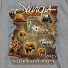 2025 Sturgis Motorcycle Rally Attractions Men's Heather Gray T-Shirt