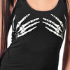 Hot Leathers GLR2074 Ladies Skeleton Hands Tank Top Shirt