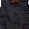 Hot Leathers VSK1002 Classic Toddler Black Leather Biker Vest