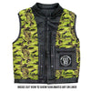 Hot Leathers VSM1058 Men's Black 'Camo Flag' Conceal and Carry Leather Vest