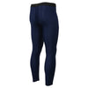 X-Fitness XFM7002 Men's Blue Compression Base Layer Workout Pants Jiu Jitsu Spats Tights