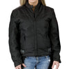 NexGen XS2261 Women's Black Textile Lightweight Jacket with Reflective Piping