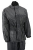 NexGen Ladies XS5001 Black Water Proof Rain Suit with Reflective Piping
