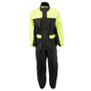 NexGen XS5031 Women's Yellow and Black Hi-Viz Water Proof Rain Suit with Cinch Sides
