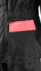 NexGen XS5031 Women's Pink and Black Water Proof Rain Suit with Cinch Sides