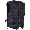 USA Leather Classic Style 201L Men's Leather  Side Lace Vest
