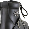 Xelement 2469 Women's Black Advanced Lace Up Motorcycle Biker Boots