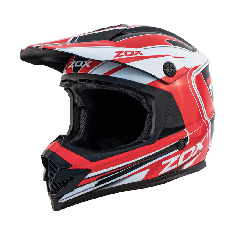 ZOX ST 1561C Rush Jr Lucid Red Youth Motocross Helmet
