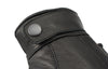 M Boss Motorcycle Apparel BOS37538 Men's 'Flex Knuckles' Black Premium Leather Riding Gloves with Gel Palm