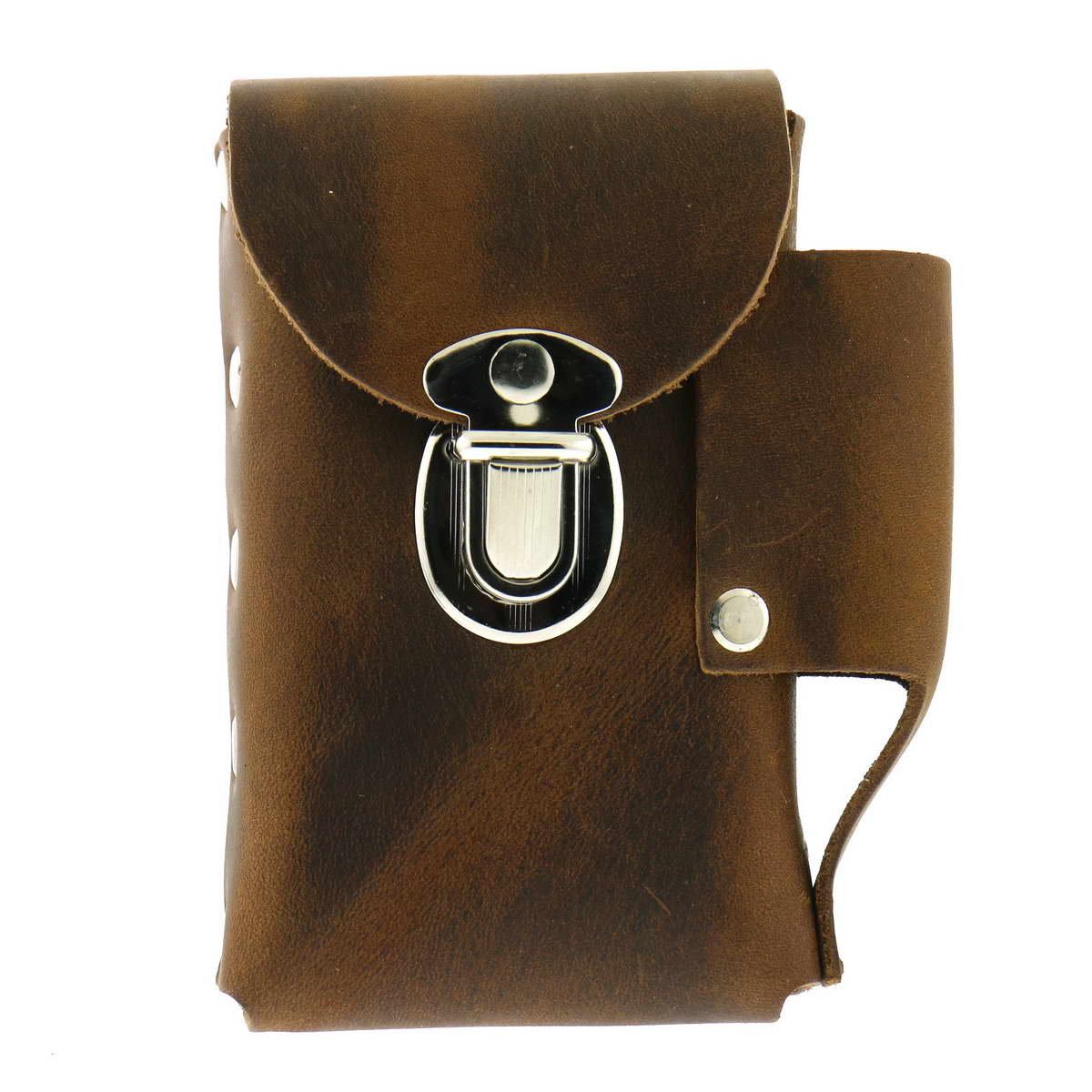 Hot Leathers CSB1009 Brown Leather Cigarette Case