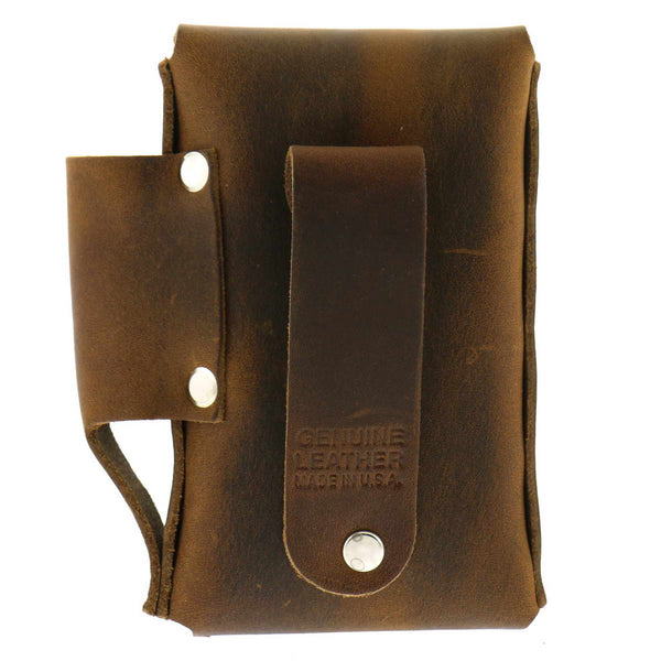 Hot Leathers CSB1009 Brown Leather Cigarette Case
