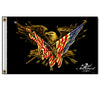 Hot Leathers FGA1058 2nd Amendment Eagle Flag 3 Foot x 5 Foot