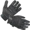Xelement XG879 Men's Black Mesh and Leather Motorcycle Gloves