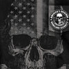 Hot Leathers GMP1388 Men’s ‘Patriotic Skull Pocket’ Black T-Shirt