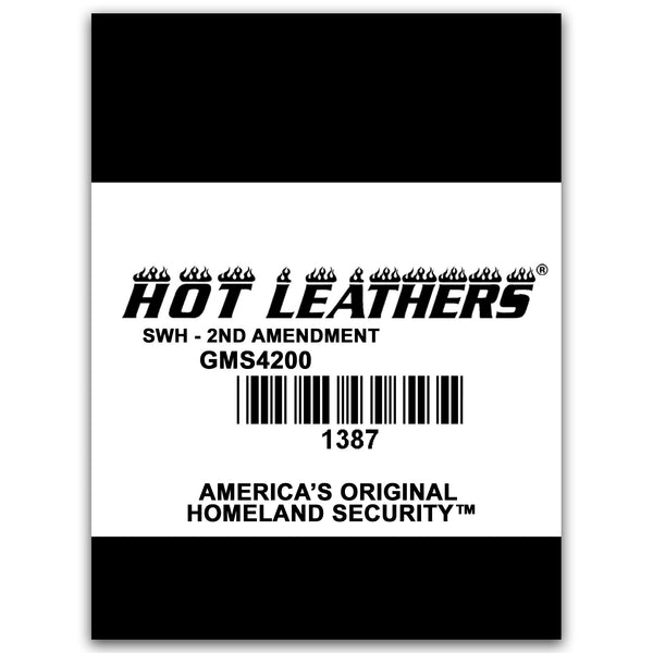 Hot Leathers GMS4200 Men’s ‘Celtic Cross Pocket’ Black Hoodie
