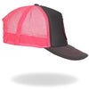 Hot Leathers GSH1001 Middle Finger Grey and Pink Trucker Hat