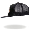 Hot Leathers GSH2025 Black All American Hilbilly Snapback