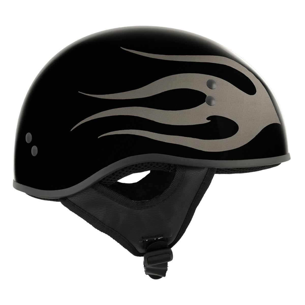 Open Face Motorcycle Helmets Open Face Biker Skull Cap Helmets