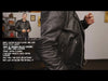 Milwaukee Leather LKM1711 Black Leather Motorcycle Jacket for Men,