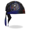 Hot Leathers HWH1117 Thin Line Eagle Headwrap