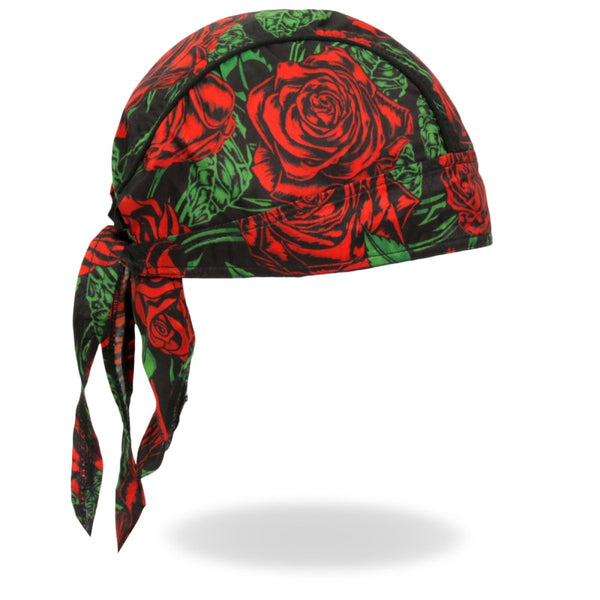 Hot Leathers HWH1119 Roses Headwrap
