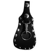 Hot Leathers KCF1002 Wide Leather Key Fob with Rivets