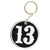 Hot Leathers KCH1043 Circle 13 Embroidered Key Chain