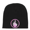 Hot Leathers KHB5005 Middle Finger Pink Knit Hat
