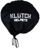 Klutch K-3 'Cruise' Flat Black Half Face Motorcycle Helmet with Snap On Visor