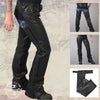 Milwaukee Leather USA MADE MLCHL5001 Women's Black 'Shade' Premium Leather Motorcycle Chaps