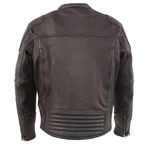 Milwaukee Leather MLM1502 Men's 'Cool-Tec' Black Vented Leather