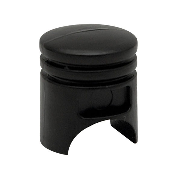 Hot Leathers MPA1209 Black Piston Valve Caps Cover