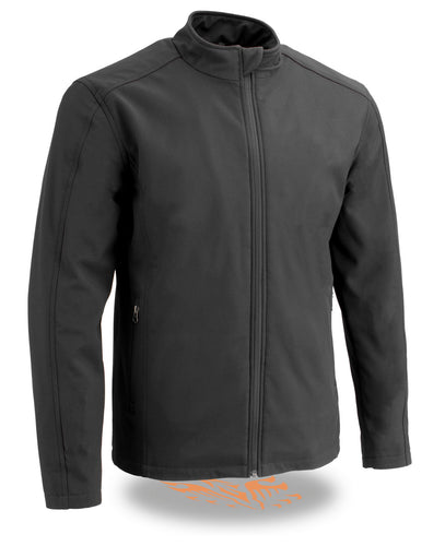 Milwaukee Leather MPM1763 Men's Grey Waterproof Lightweight Soft Shell Jacket