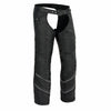 Milwaukee Leather MPM5700 Men's Black Vented Textile Chaps with Snap Out Thermal Liner