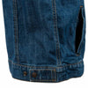 Milwaukee Motorcycle Clothing Company MV3850 Men's Blue Denim Stone Washed Motorcycle Vest