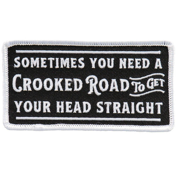 Hot Leathers PPL9745 4 Inch Crooked Road Patch