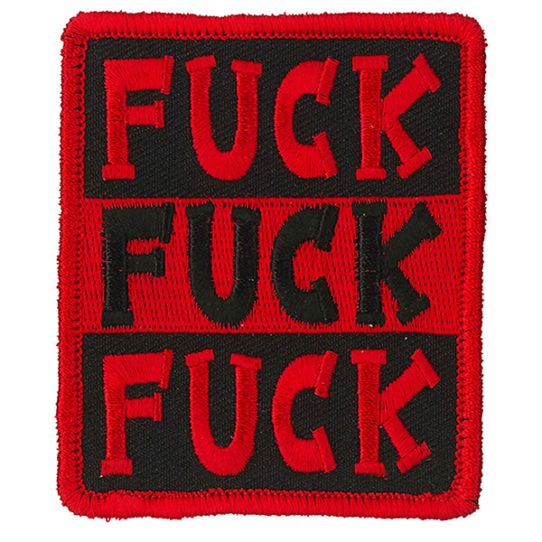 Hot Leathers PPL9868 Fuck Fuck Fuck 3"x 3" Patch