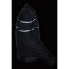 NexGen SH212102 Men's Black Textile Vented Moto Jacket with Reflective Piping