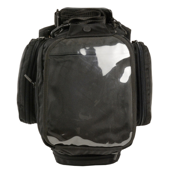 Milwaukee Leather SH697 Black Large Textile 1680D Magnetic Motorcycle Tank Bag