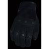 Milwaukee Leather SH761 Men's Black Textile Padded Knuckle Mechanics Gloves with Amara Palm