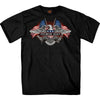 Hot Leathers SPB1108 Men’s 2023 Sturgis Vintage Patriot Black T-Shirt