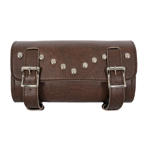 Hot Leathers TBC1027 Tool Bag PVC with Rivets Brown