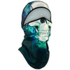 ZanHeadgear WB4L414 Convertible Balaclava SportFlex Series Paint Skull