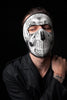ZanHeadgear WNFM002 Full Mask Neoprene Black and White Skull Face