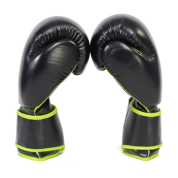 X-Fitness XF2000 Gel Boxing Kickboxing Punching Bag Gloves-BLK/GREEN