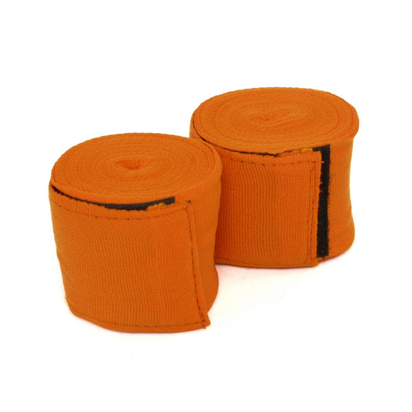 X-Fitness XF3003 Elastic Professional 180 inch Handwraps-ORANGE