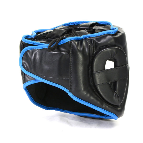 X-Fitness XF5000 MMA Boxing Kickboxing Head Gear-BLK/BLUE