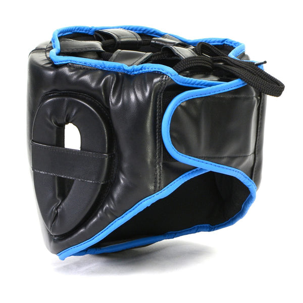 X-Fitness XF5000 MMA Boxing Kickboxing Head Gear-BLK/BLUE